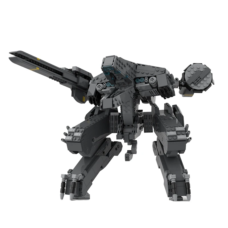 

MOC High-Tech Battle Mecha Metal Building Blocks Military Action Figure Geared Assembled Model Creative Children's Toys