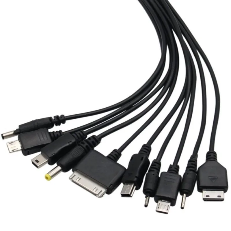 new 1 pcs 10 in 1 Micro USB multi Charger usb cables for mobile phones cord for KG90 Sony phone SAMSUNG Tablets