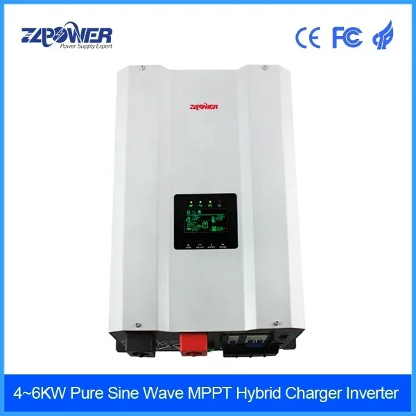 Single Phase Split Phase 8kw 10kw 12kw Inverter&Converters Built in 60A 120A Mppt Off Grid Hybrid Solar Inverter system