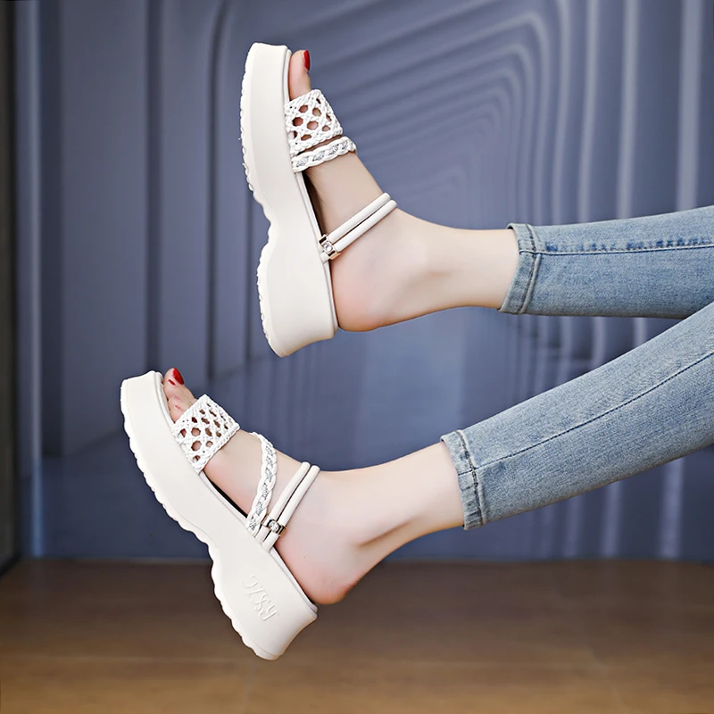 Kadınlar için 6CM Platform Dol - Rhinestone Sandal Women incelemesi ve fiyatı
