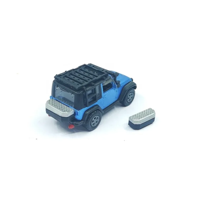 1: 64 Manual Off-road Vehicle Wrangler Model with Pickup Truck Trunk and Rear Cargo Box YY015
