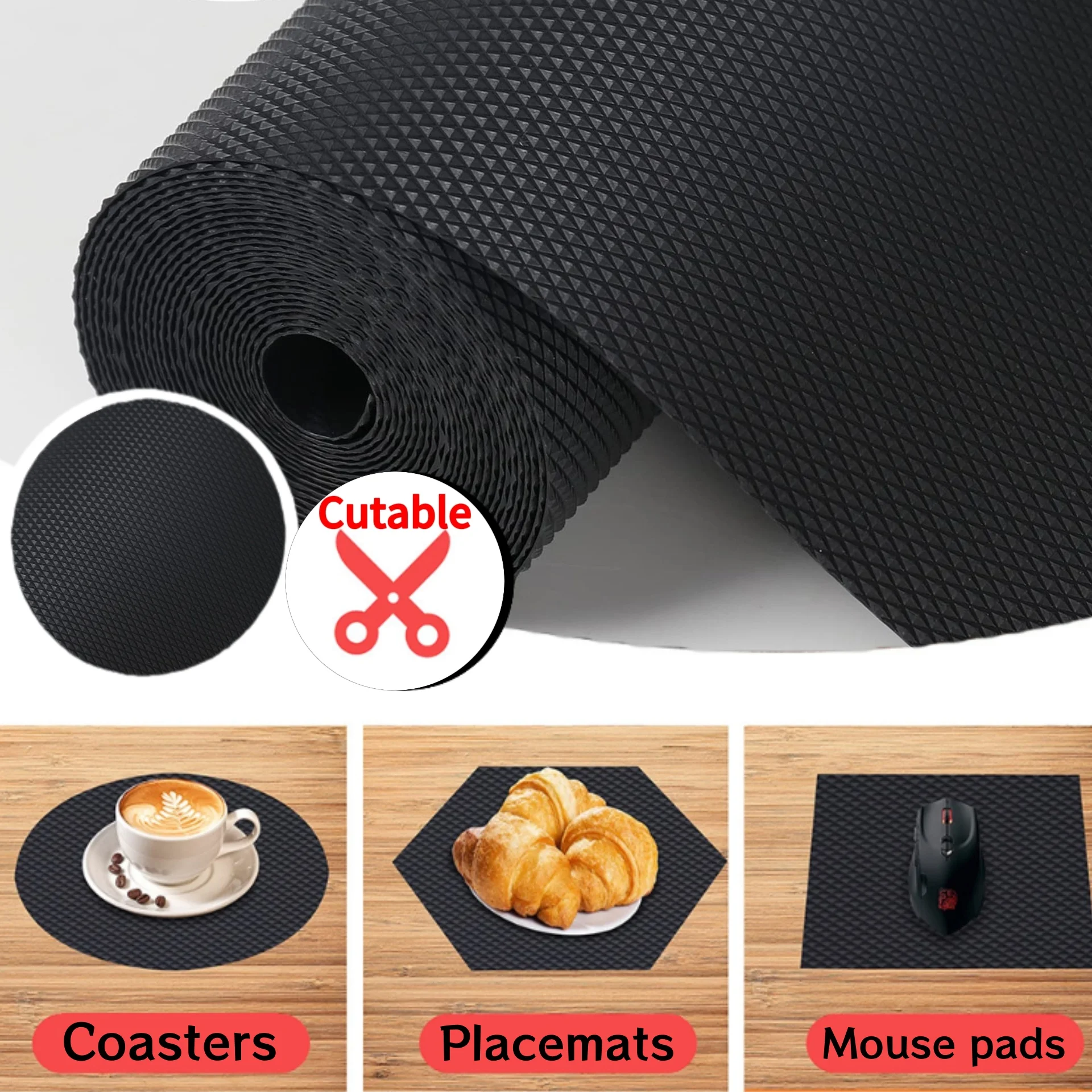 

Diamond Pattern Thickened Shelf Liner EVA Environmentally Moisture-proof Cupboard Mat Waterproof Anti Oil Fridge Pad Home Supply