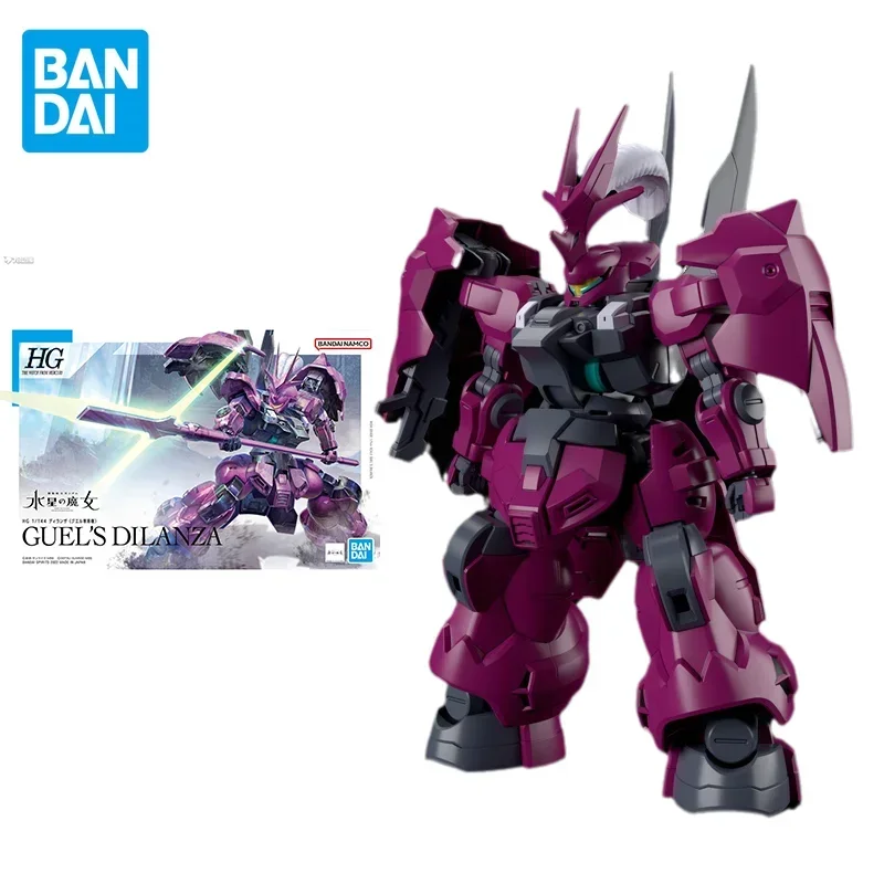 

Bandai Original GUNDAM Anime HG The Witch From Mercury GUEL'S DILANZA Action Figure Toys Collectible Model Gifts for Children