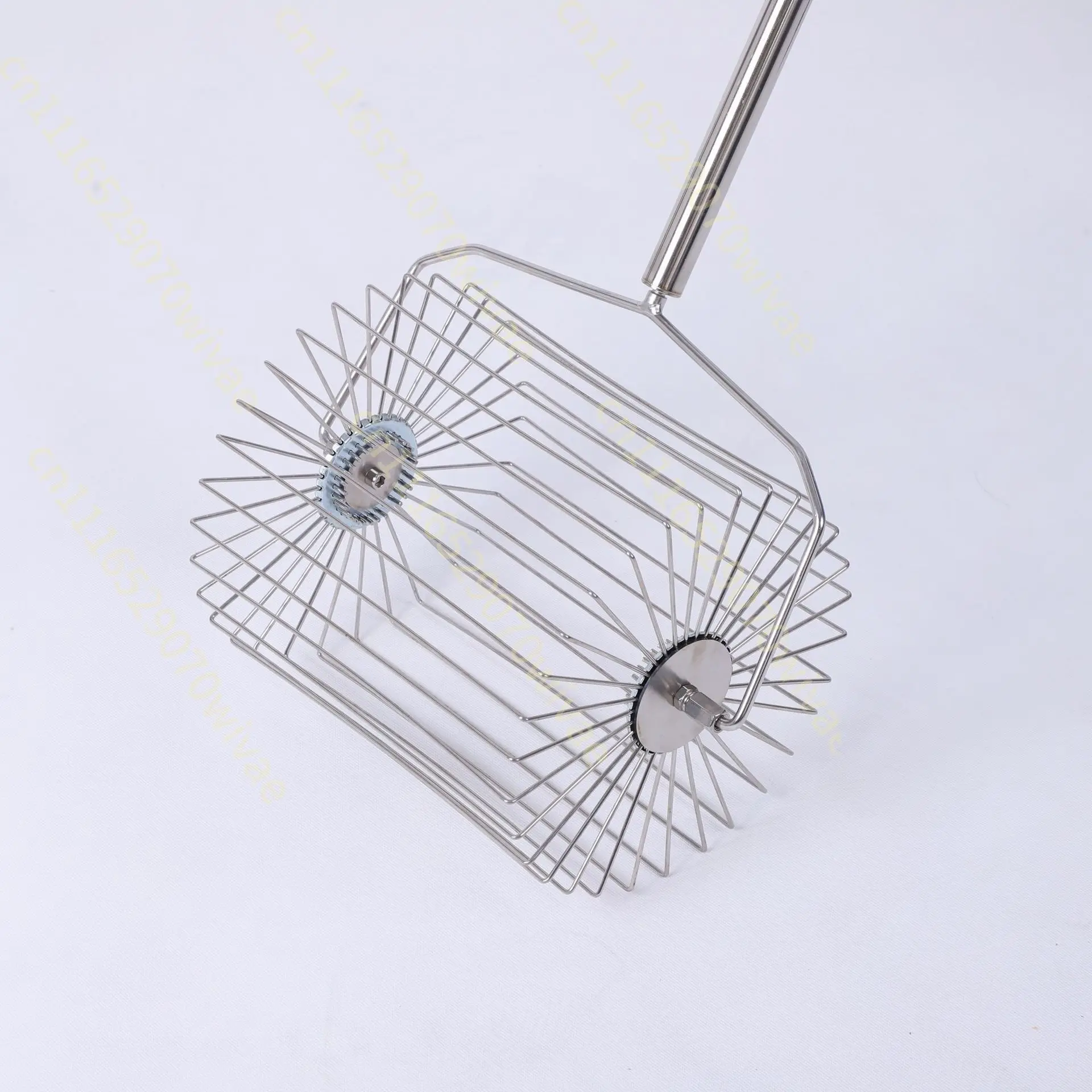 Stainless steel roller-type tennis ball picker, lightweight picking tool, adjustable material roller