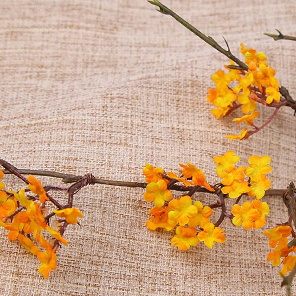 

Real Touch Artificial Cherry Blossoms Branches Plastic Elegant Simulation Sakura Branches Realistic Handmade Fake Flower