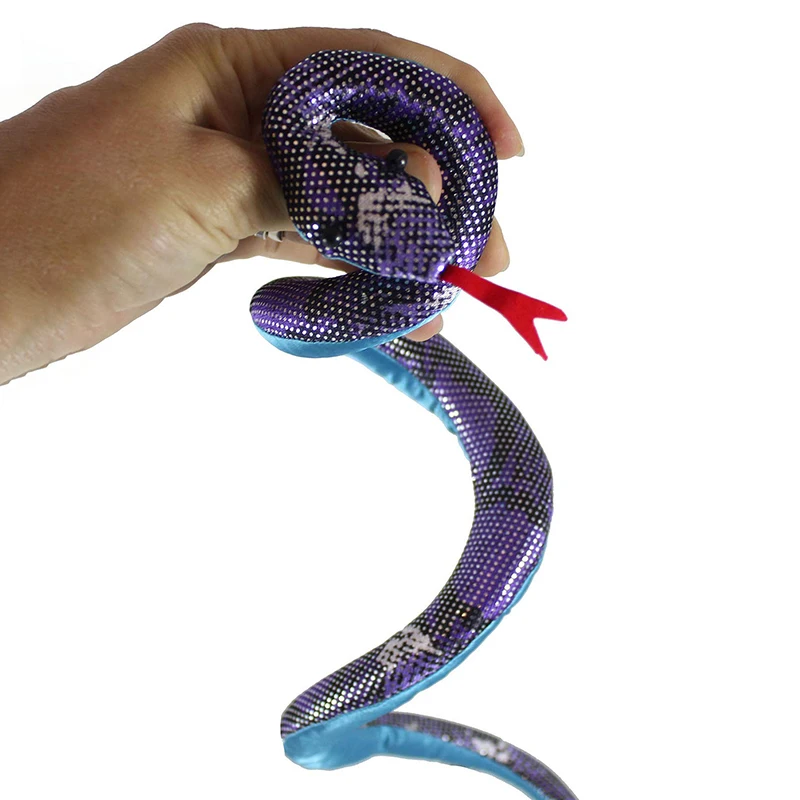 Snake Coiled Sand Filled Animal Toy Various Simulation Snake Plush Heavy Weighted Sandbag Animal Plush Bean Bag Toss Joking Doll