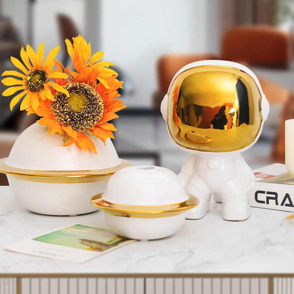 

Cute Desk Decor Household Table Outdoor Ufo Home and Decorative Desktop End Decoration