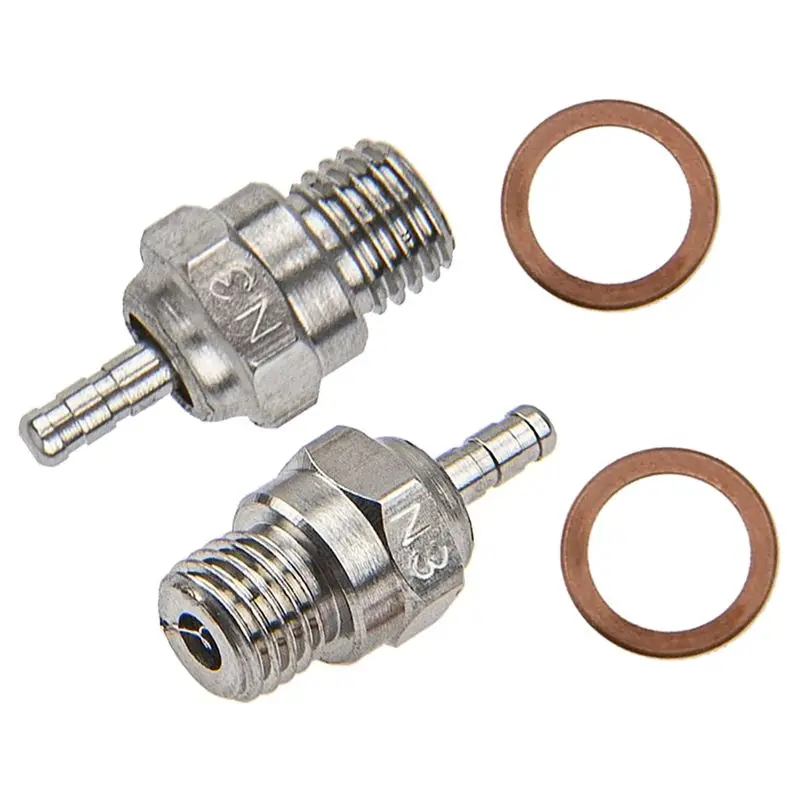 Stable-4Pcs N3 Glow Plug Nitro Truck Hot Spark Apex SH Engine Parts OS RC Model Car HSP 70117