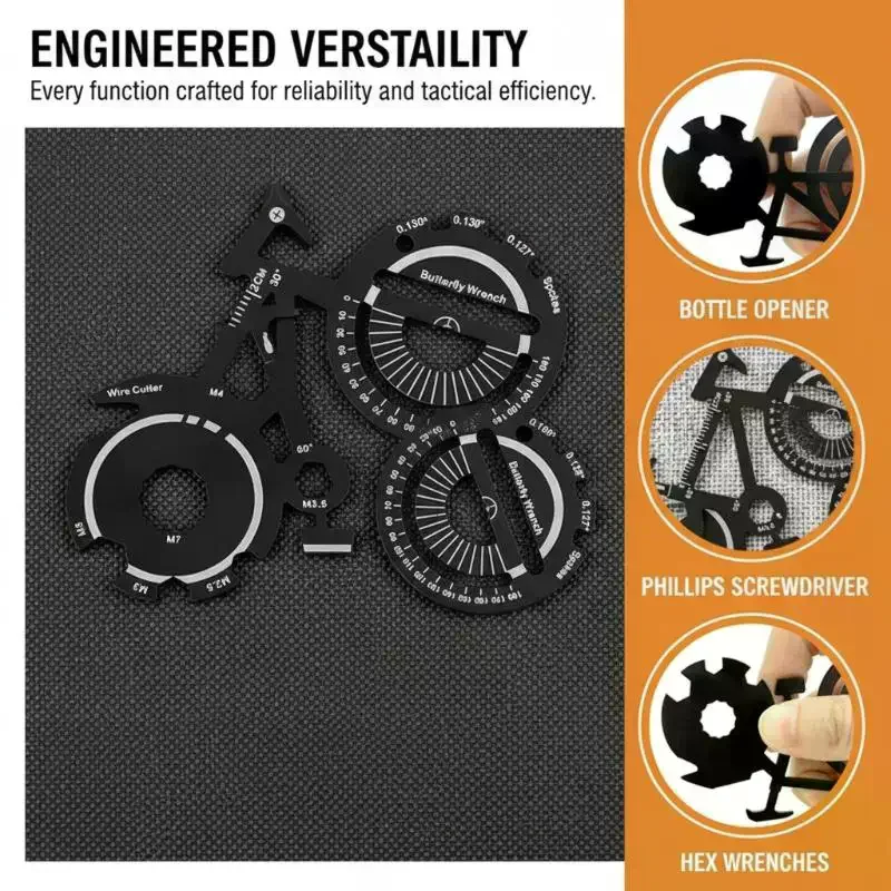 Multifunctional Keychain Tool Mini Portable Screwdriver Bottle Opener for Outdoor Camping Daily Repair Accessory