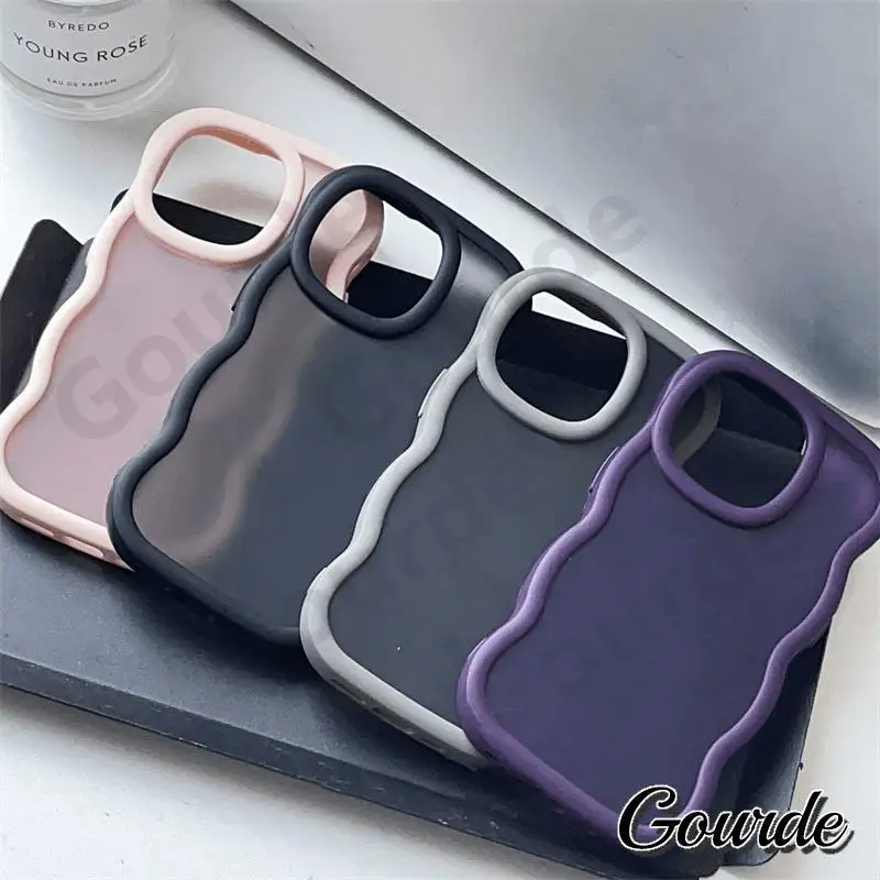 

Gourde Advanced Frosted Translucent Simple Phone Case For Iphone 16 15 14 13 12 Pro Max iPhone Casing Anti Drop Hard Cover