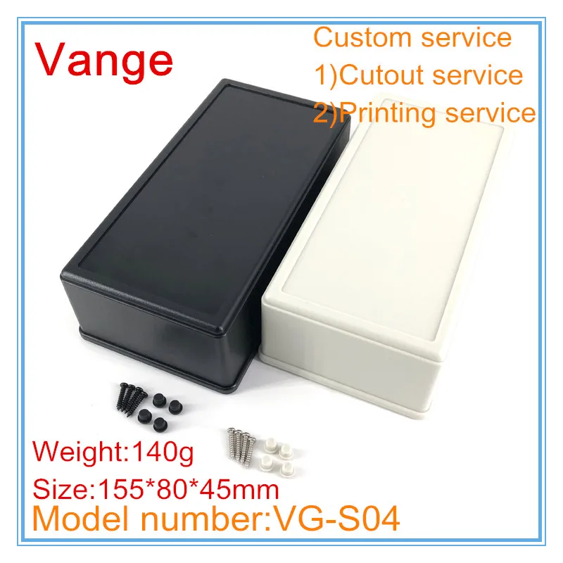 Vange Desktop Behuizing 155*80*45Mm Abs Plastic Project Doos Pcb Case