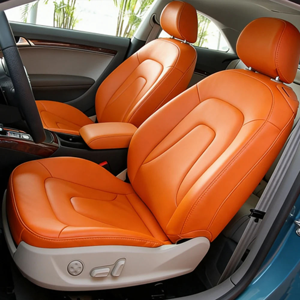 

Car Special Seat Cover For Audi A5 Coupe 2009 2010 2011 2012 2013 PU Leather Cushion Protective Full Surrounded Car Seat Covers