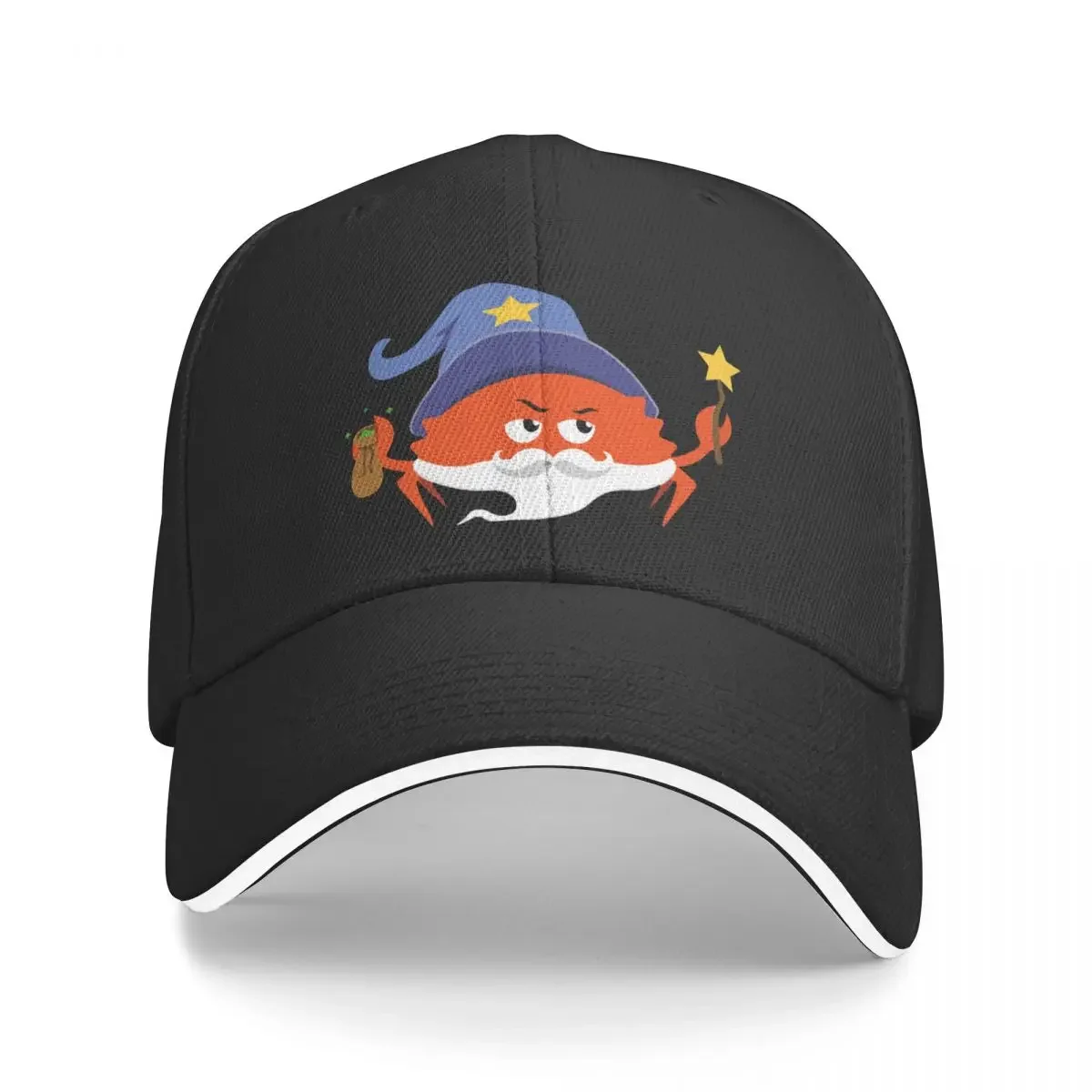 Rust Programming Language - Ferris the Wizard Baseball Cap Brand Man cap Luxury Cap Mens Hats Women's