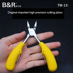 B&R Original High-precision Cutting Pliers Double Spring Electronic Diagonal Plier Multifunctional Tools Stainless Steel Nipper