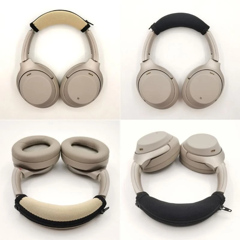 وسادة لسماعات الأذن لـ WH-1000XM3 Earphone Earcups مع أغطية حبل الشوكة