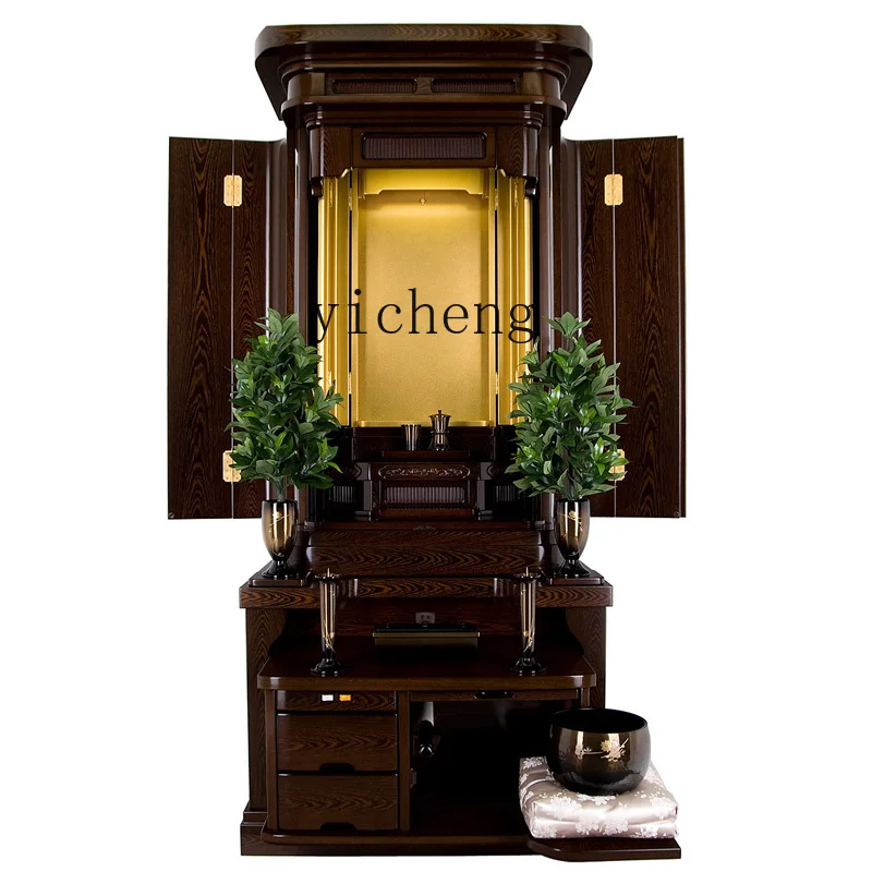 ZK American Classical Household Buddha Cabinet Divine Table Household Tribute Table Buddha Terrace Incense Cabinet