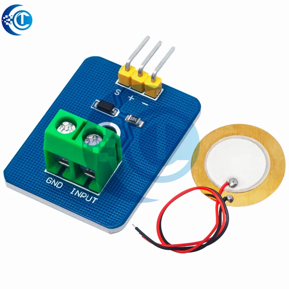 1PCS DIY KIT 3.3V/5V Ceramic Piezo Vibration Sensor Module Analog Controller Electronic Components Supplies Sensor for Arduino