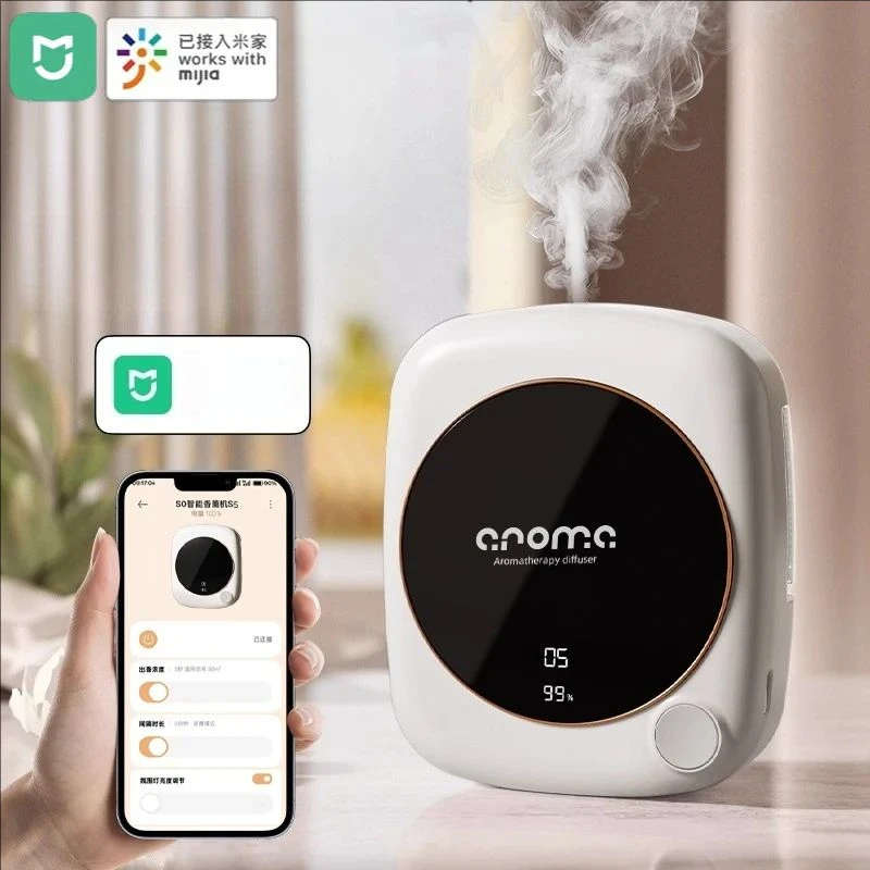 

xiaomi The automatic aroma diffuser for indoor long-lasting household toilet deodorization has been integrated into Mijia APP