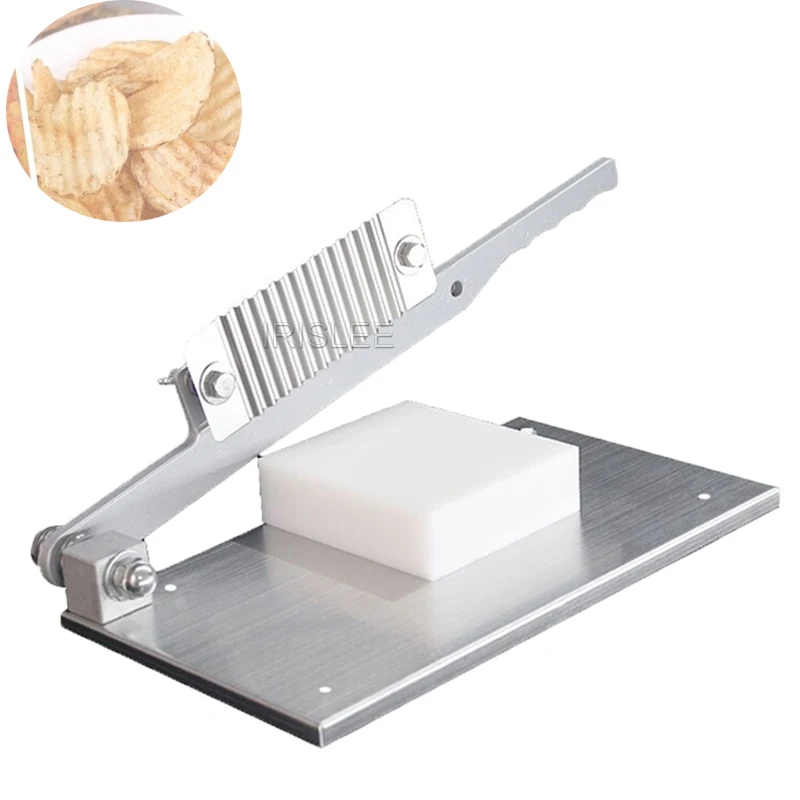 Multifunctional Stainless Steel Potato Cutter Wave Knife French Fries Slicer Vegetable Cutter French Fries Cutting Machine