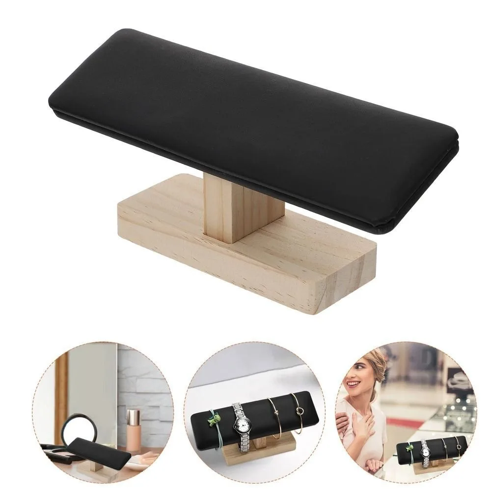 حامل عرض مجوهرات خشبي ، قلادة ، مخمل ، حامل إسورة ، تخزين ساعات ، جودة عالية