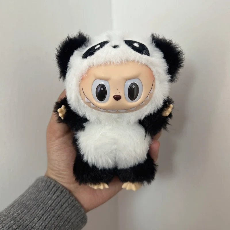 New Arrival Monster Labubu Series Chinese Panda Creat Handmade Change Vinyl Dolls Ornament Replica Toys Festival Birthday Gifts