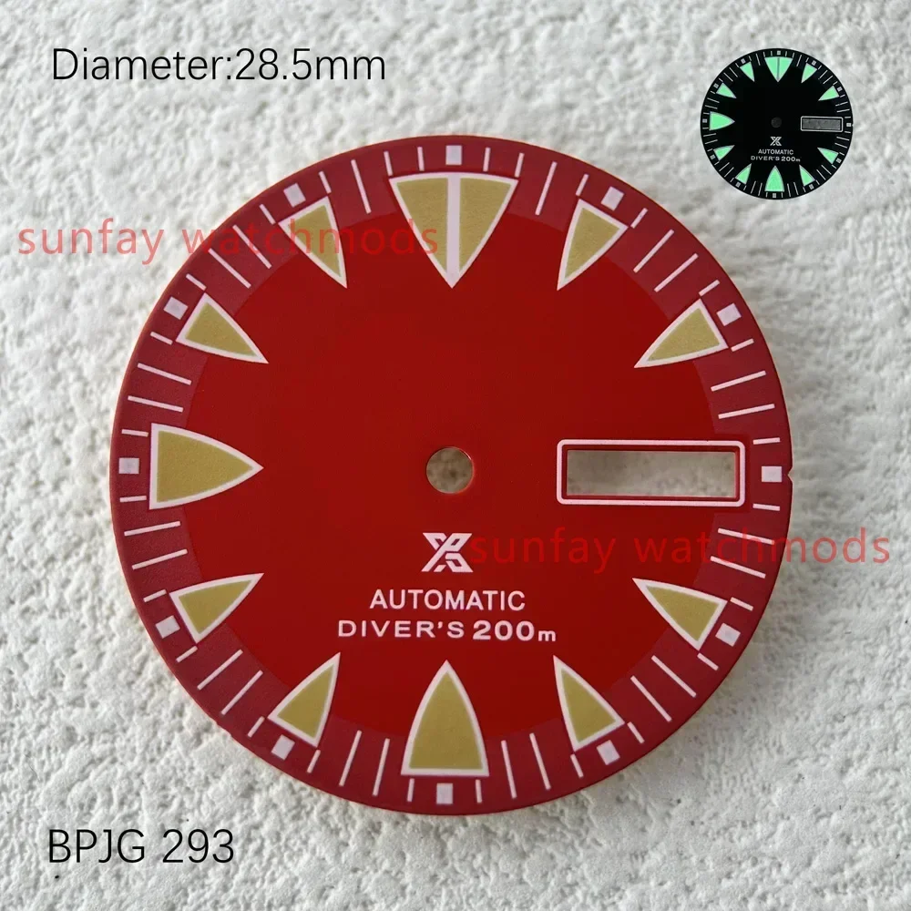 28.5mm Improved Prospex Small Monster Dial NH35/NH36 Movement Watch Accessory Custom Watch