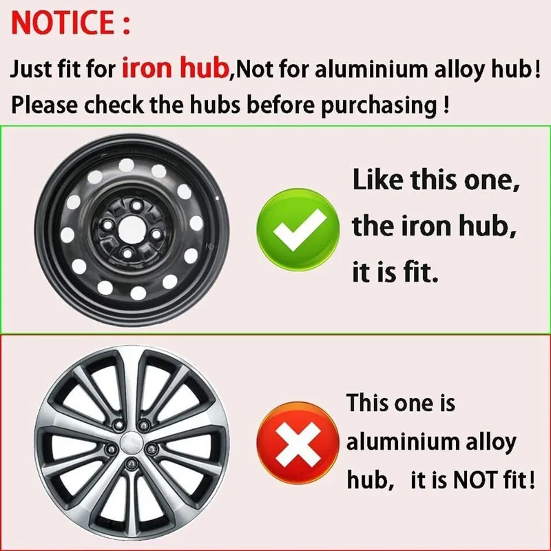 4PCS Hubcap Wheel Cover R14 R15 Replacement R15 Hub Caps Universal Wheel Rim Cover Exterior Accessories for Car Wheel Parts SUV