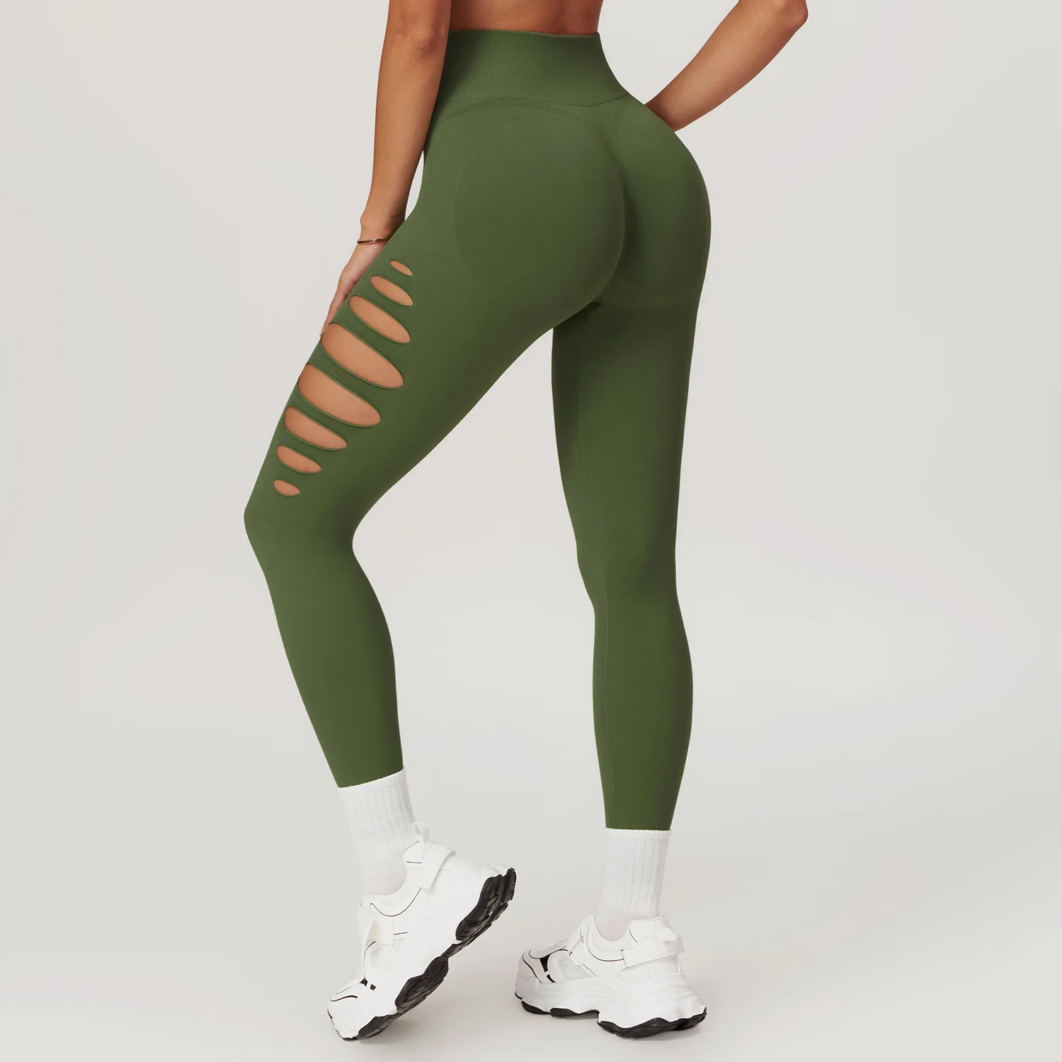 Leggings da Yoga senza cuciture Leggings da Fitness a vita alta da donna pantaloni da ciclismo da corsa Leggings sportivi traspiranti pantaloni da