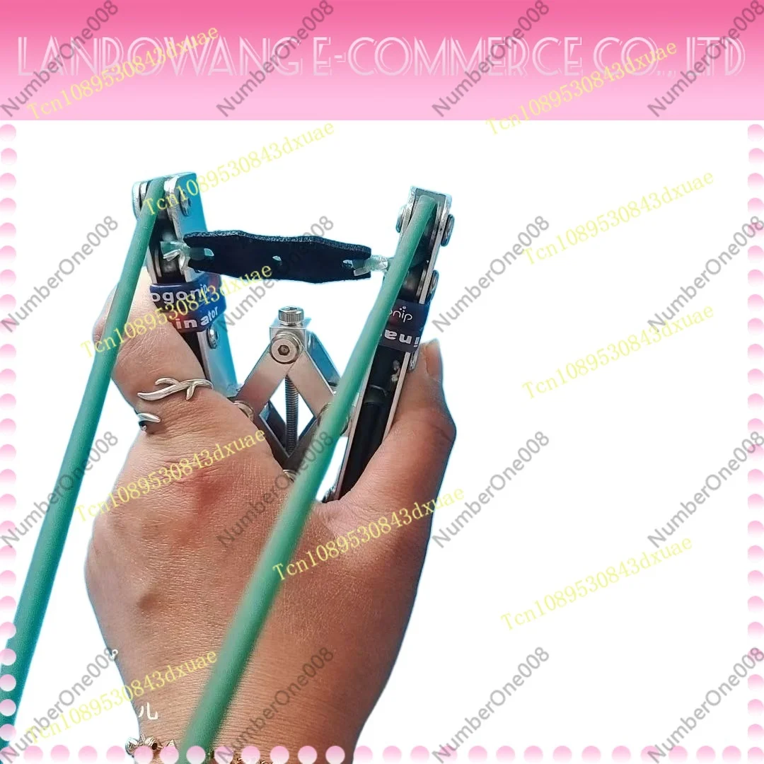 New Steel Ball Archery all Metal eight pulley dual-purpose pulley slingshot with adjustable door size view 3