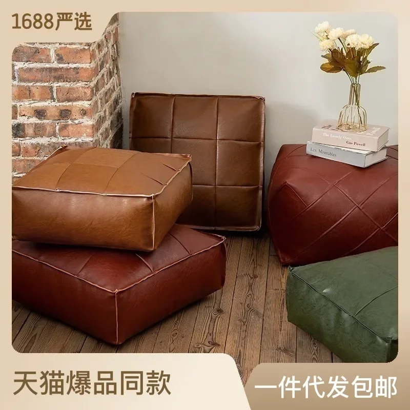 

Moroccan American tatami mat lazy leather nine-square futon cushion futon floor cushion