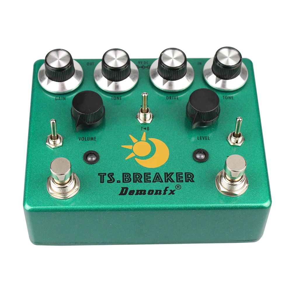 

Demonfx TS.BREAKER Guitar Effect Pedal, Two Overdrive Combined, BLUES BREAKER and TS9 in One Pedal Add Order, Toggle