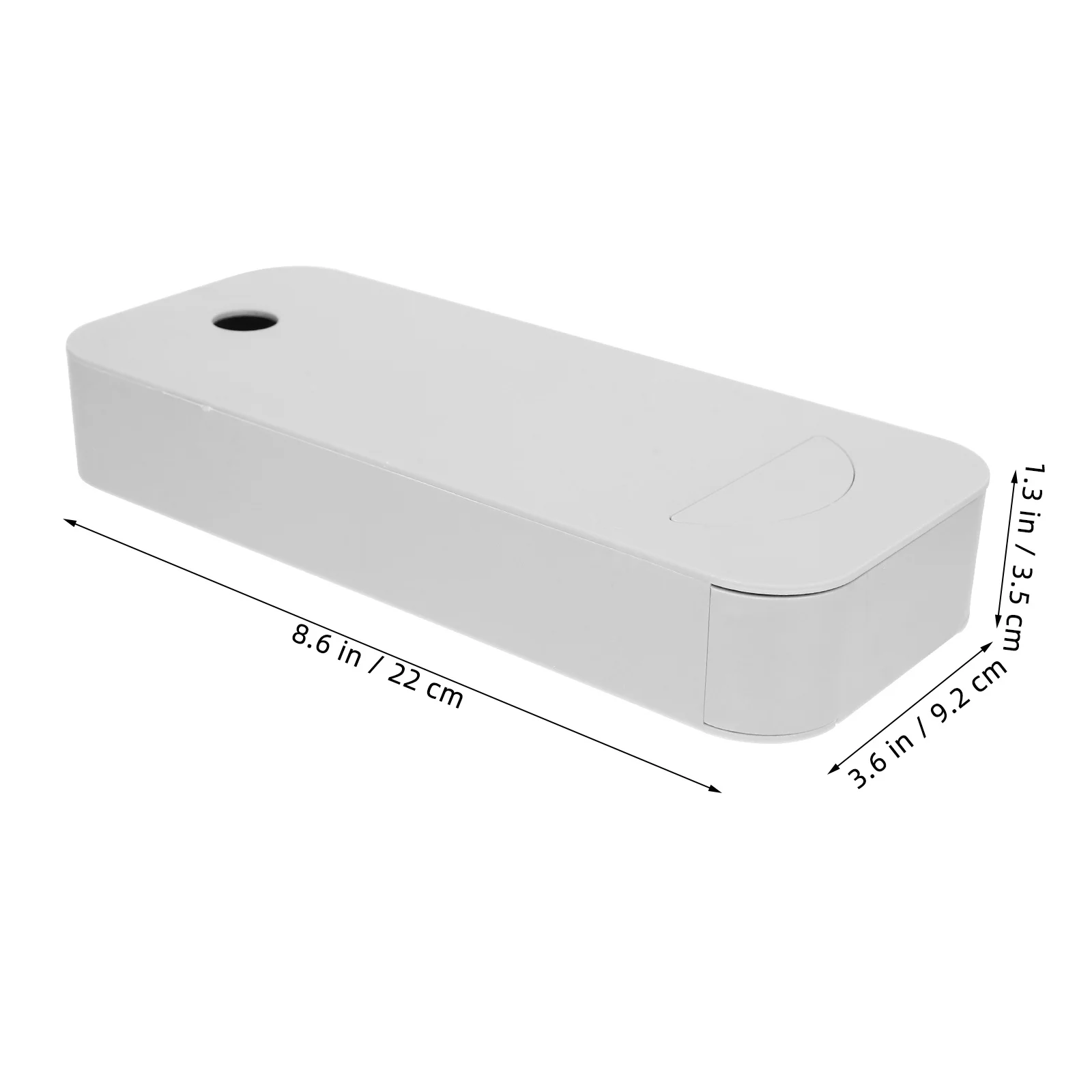 Under Drawer Organizer Box Large Capacity Storage For Stationery Pens Rulers Erasers Cosmetics Tools Socks Under Desk