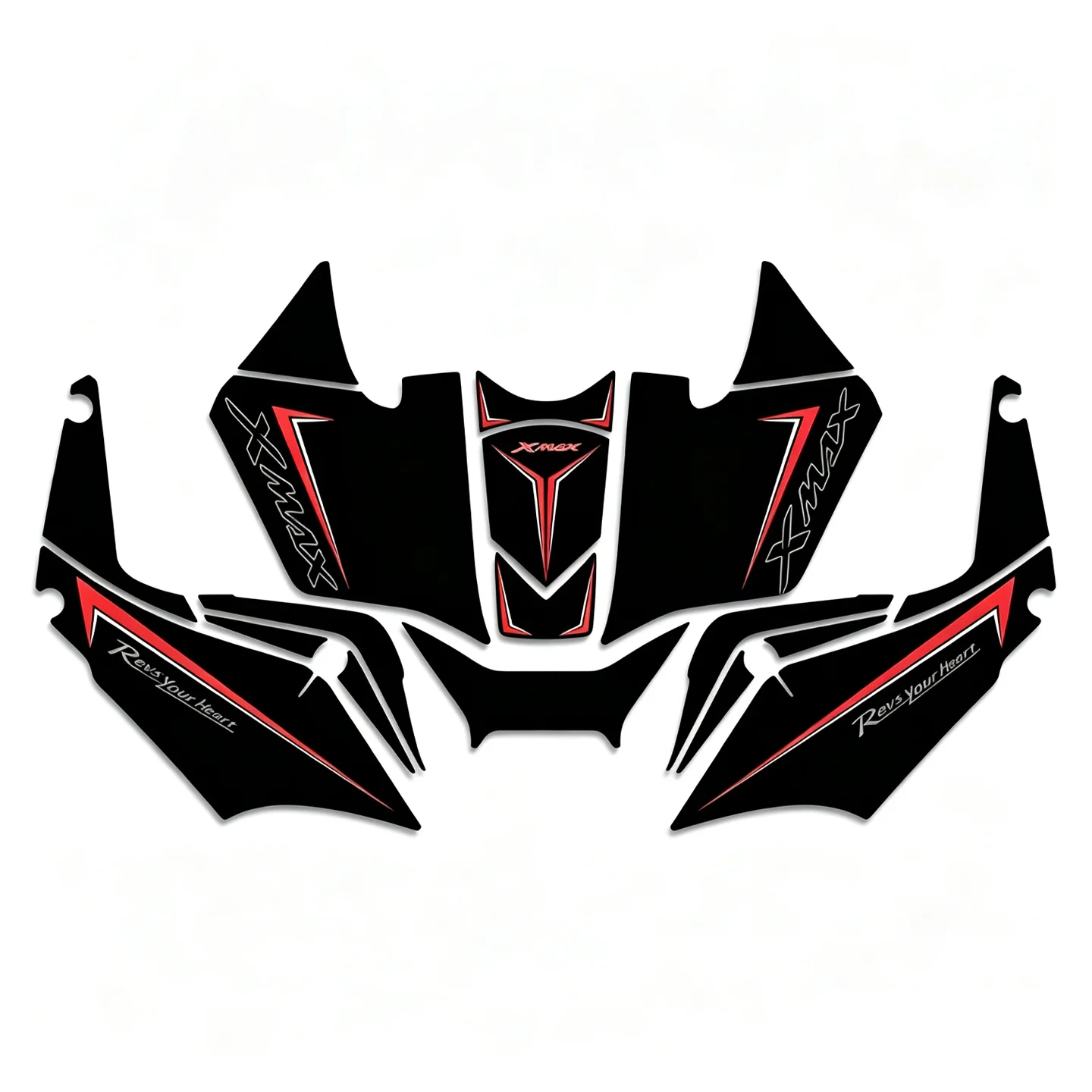 For YAMAHA XMAX300 2020-2026 Motorcycle Fuel Tank Sticker Modification Body Protection Anti Scratch Sticker Film Accessories