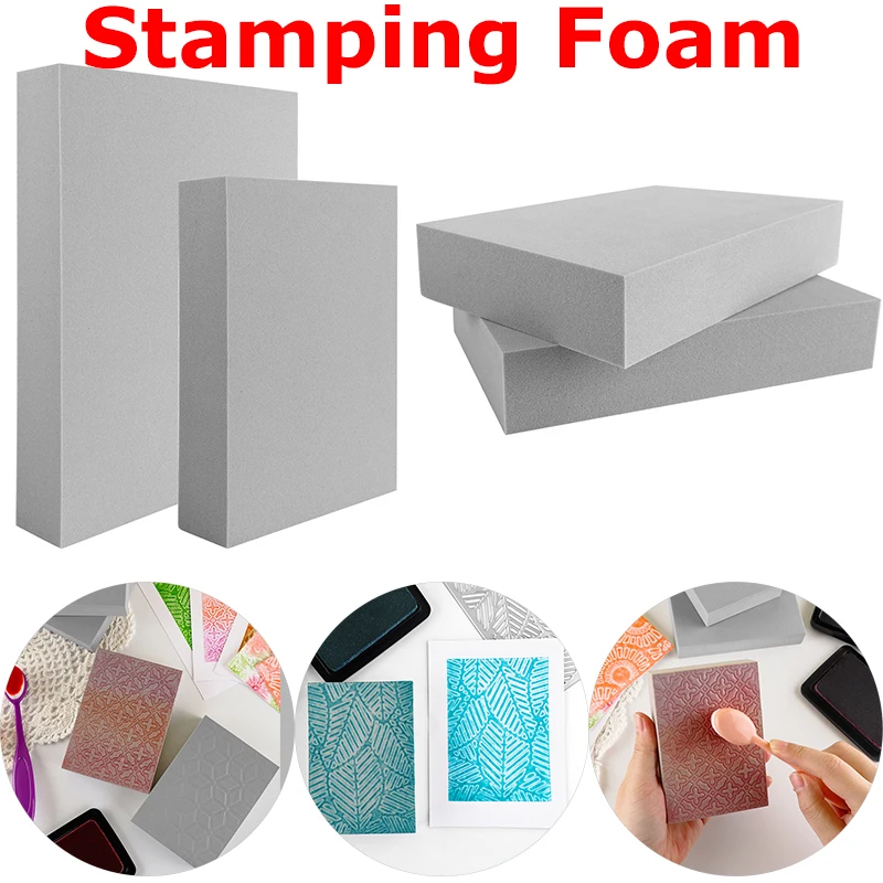 

Reusable Stamping Foam for Backgrounds & Card Fronts Making Embossing Craft DIY Scrapbooking Moldable Blocks StampingCard Making