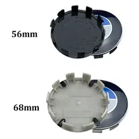 4PCS/set Wheel Center Caps 56mm 68mm Blue white hubcap for BMW X5 X3 E46 E90 E30 F10 F30 E39 F25 E60 E91 E87 M Car Accessories
