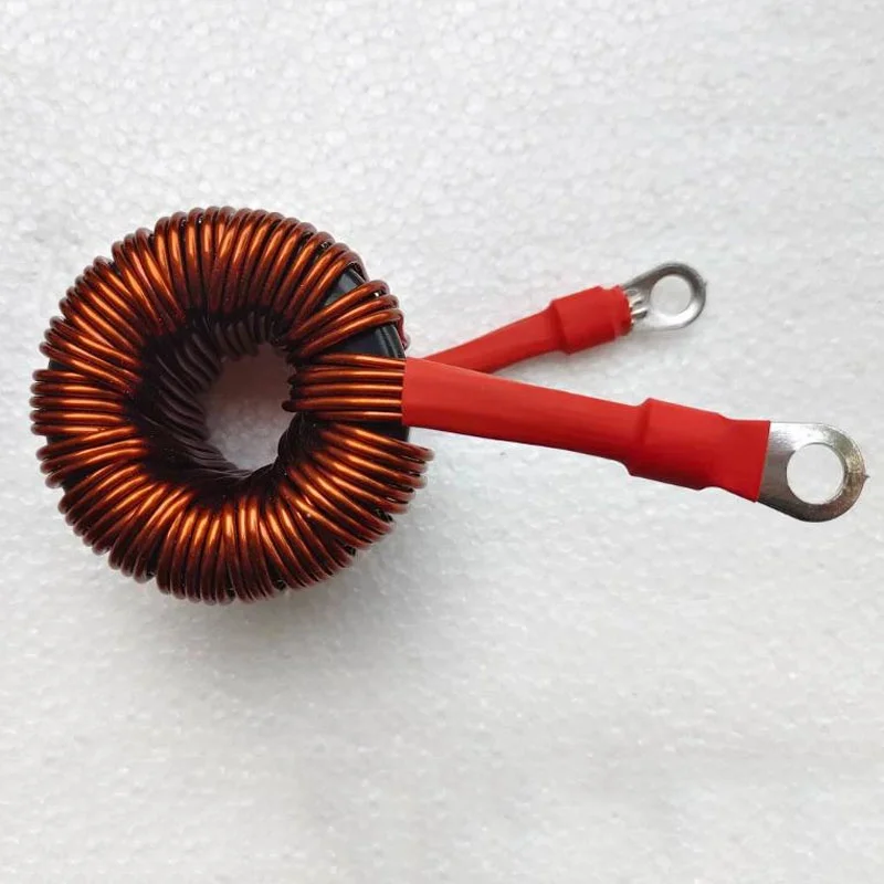 High‑Power Fe‑Si‑Al Toroidal Inductor 45µH 210A, 8‑Strand 2.0mm Wire, 620g Heavy Current Power Coil