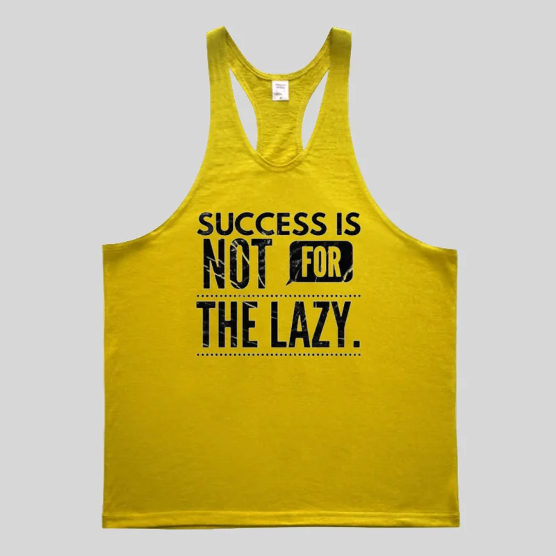 

Men's Gym Training Stringer Vest, Soft Cotton-Blend Tank with Narrow Straps, Suitable for Weightlifting, Bodybuilding & Daily