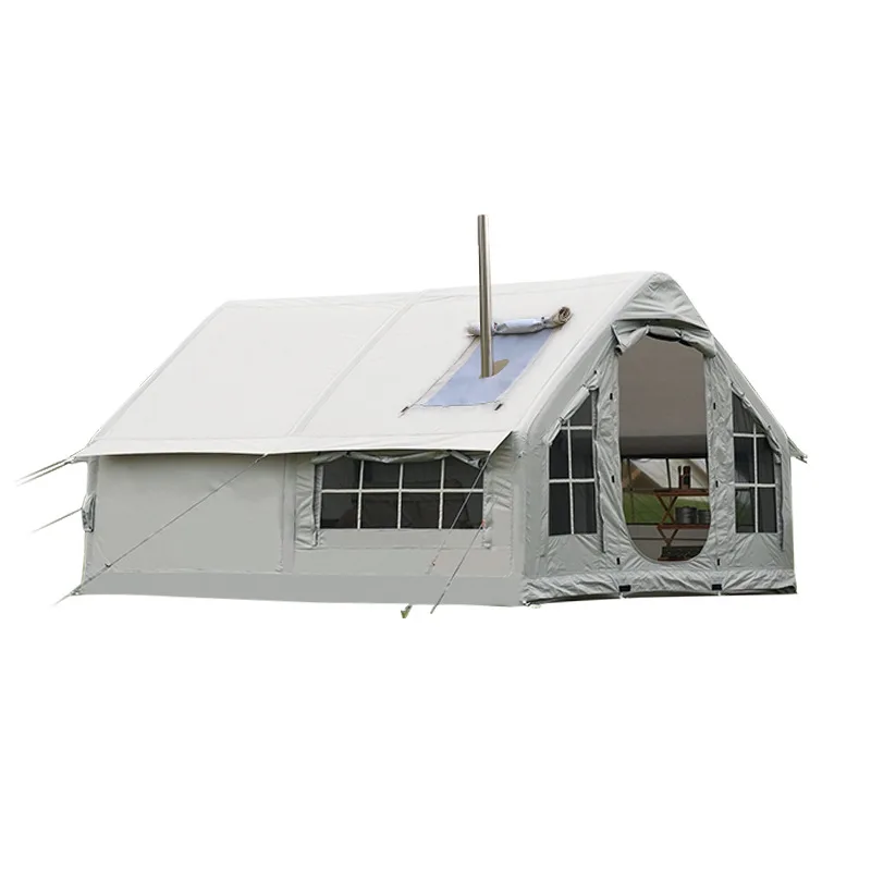 

Outdoor inflatable tent, large space integrated rainproof camping, no need to set up fully automatic tent