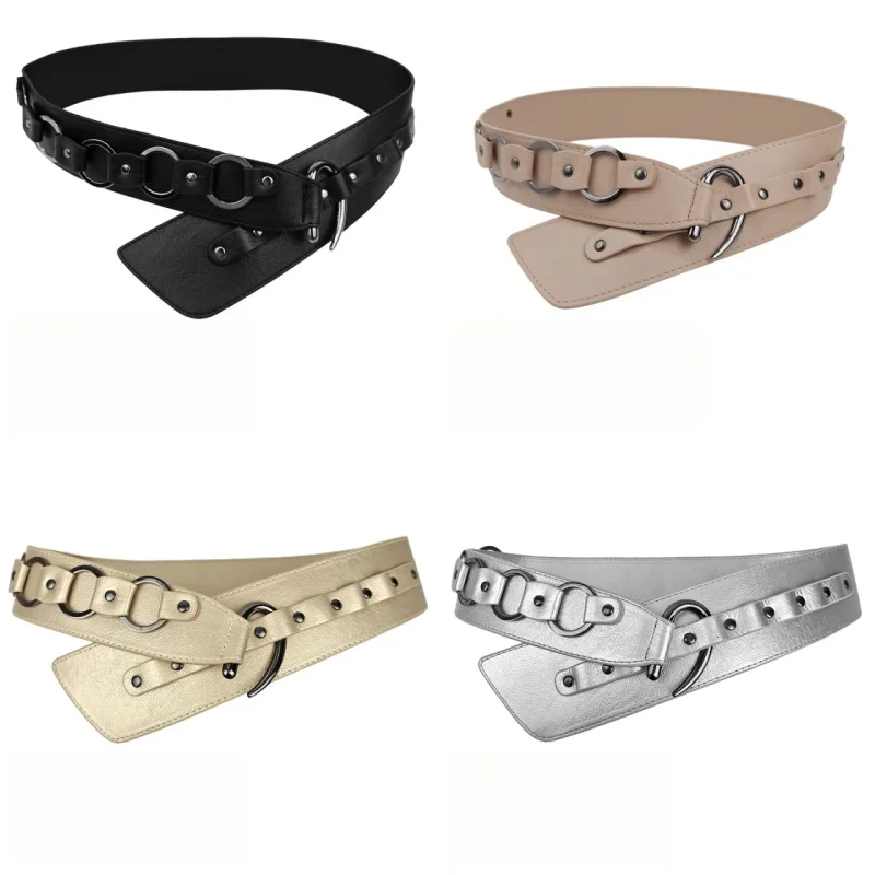 

1 шт., простой модный ремень для пальто в стиле панк, повседневный декоративный ремень из искусственной кожи, регулируемый стильный ремень