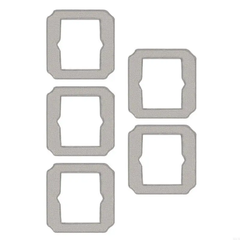 M6CB 5ピースミニウィンドウデバイスの交換用パッド用の洗浄布を簡単に取り付ける