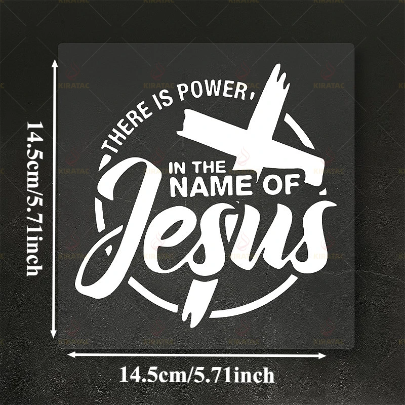 Religious Jesus Vinyl Sticker, Waterproof Decal DIY Ornament for Car Window Motorcycle Helmet Tailbox Scooter Fairing