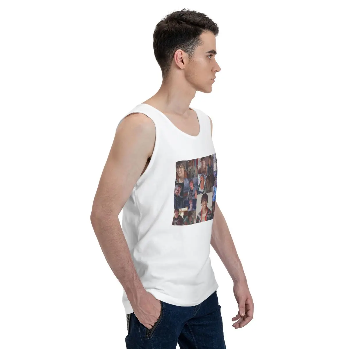 Julie And The Phantoms Luke 100% Cotton Men's Sweatshirt Vest Sleeveless Clothing Tees Men Tank Tops T-shirt