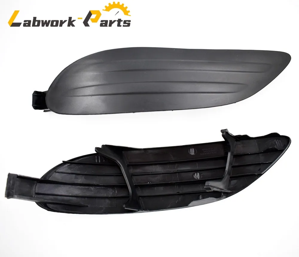 Fog Lamp Light Cover W/o Hole for 2005-2008 Toyota Corolla Left & Right