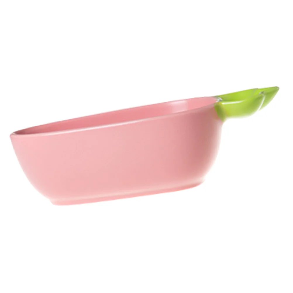 

Carrot Shaped Bowl Kitchen Tableware Multi-purpose Fruit Salad Bowls Ceramic Adorable