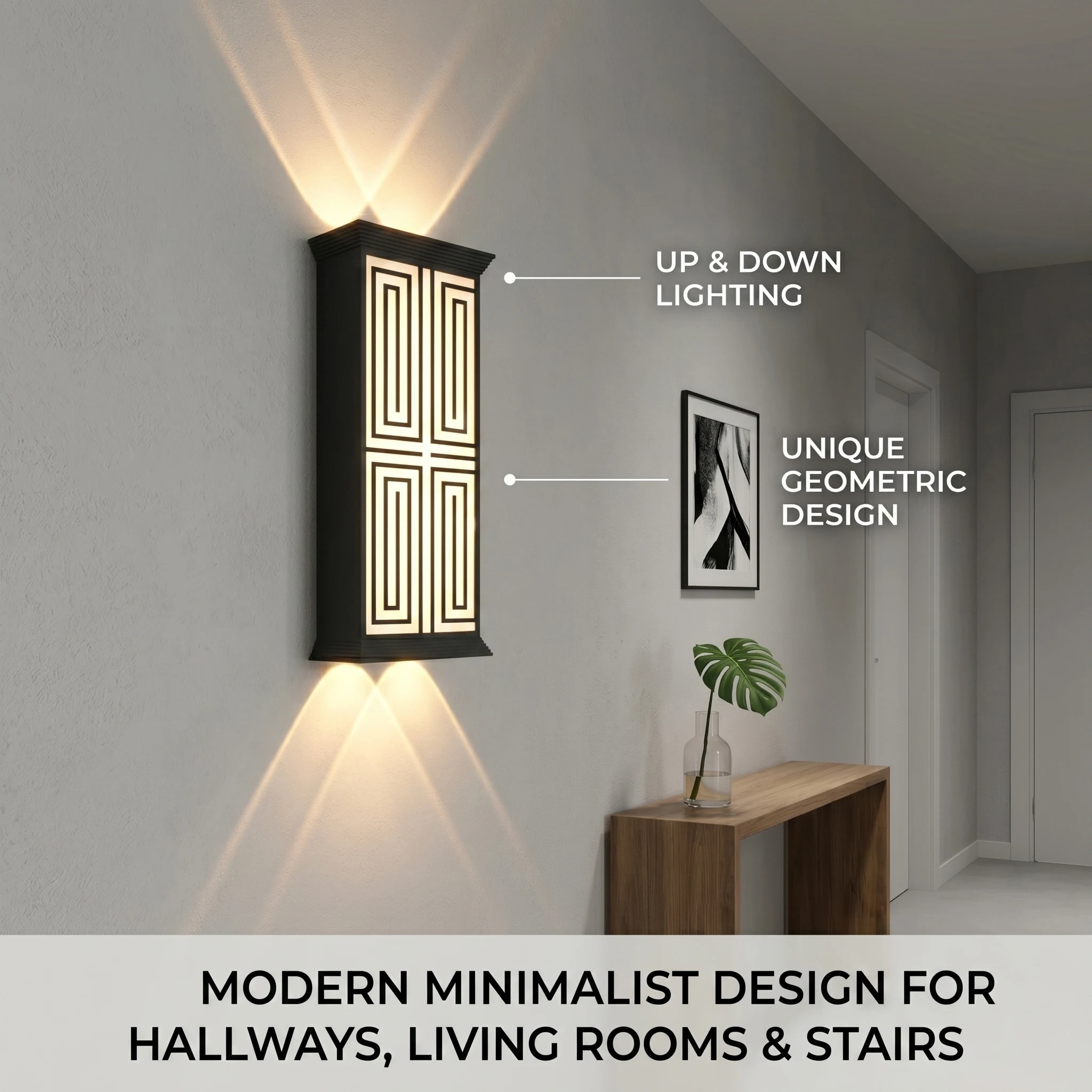 Aluminum LED waterproof wall l - Outdoor Lighting Hardwired recension och pris
