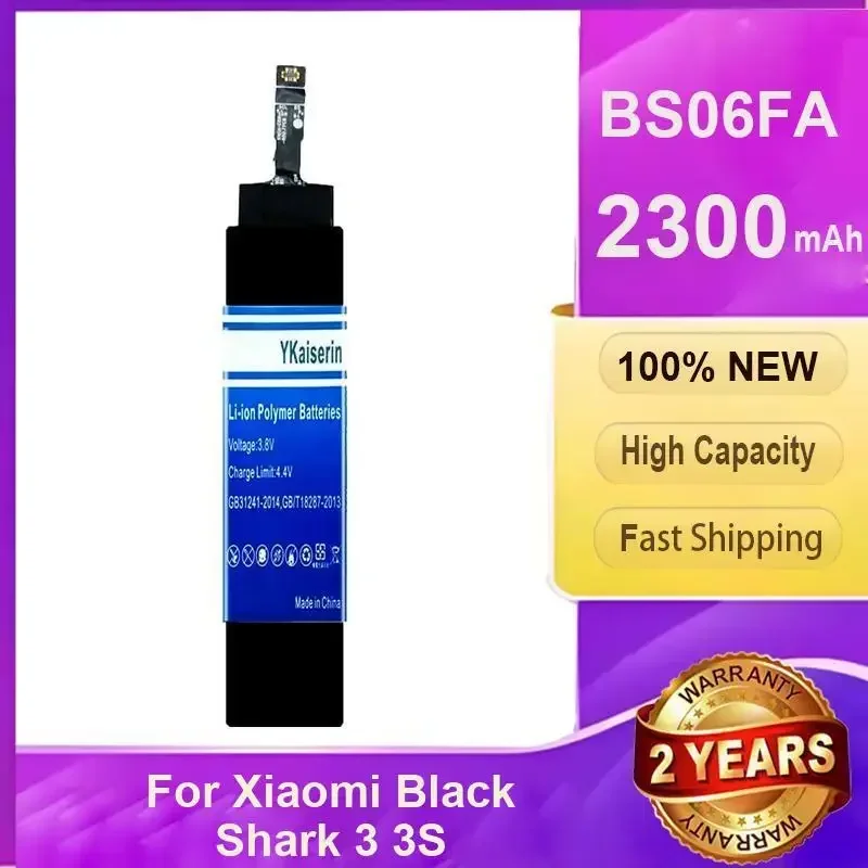 

YKaiserin для Xiao Mi BS06FA аккумулятор для Xiaomi Black Shark 3 3S BSO6FA высокая емкость + бесплатные инструменты