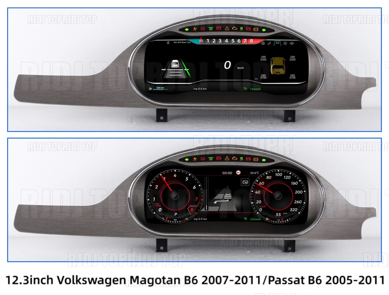 Linux System For VW Volkswagen Passat B6 Magota B6 2003-2011 Digital Cluster Dashboard Speed Table Car Virtual LCD Meter Screen