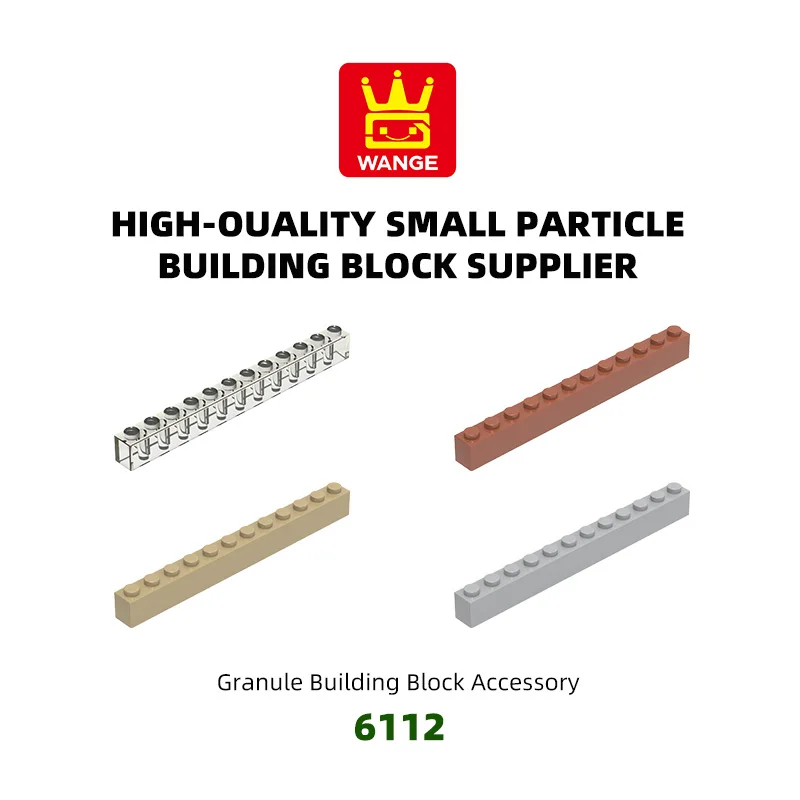 

WANGE 17 шт./лот, 6112, высота, 12 отверстий, блок Moc, цветные аксессуары, совместимые с кирпичом, сделай сам, детская развивающая игрушка в сборе