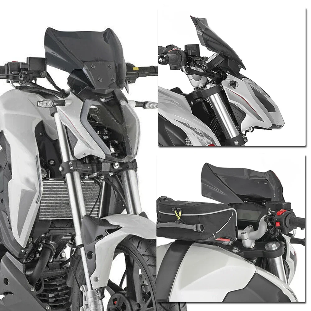 New Motorcycle Parts Windshield Windscreen Wind Shield Deflectore For KEEWAY RKF 125 RKF125 2018 2019 2020