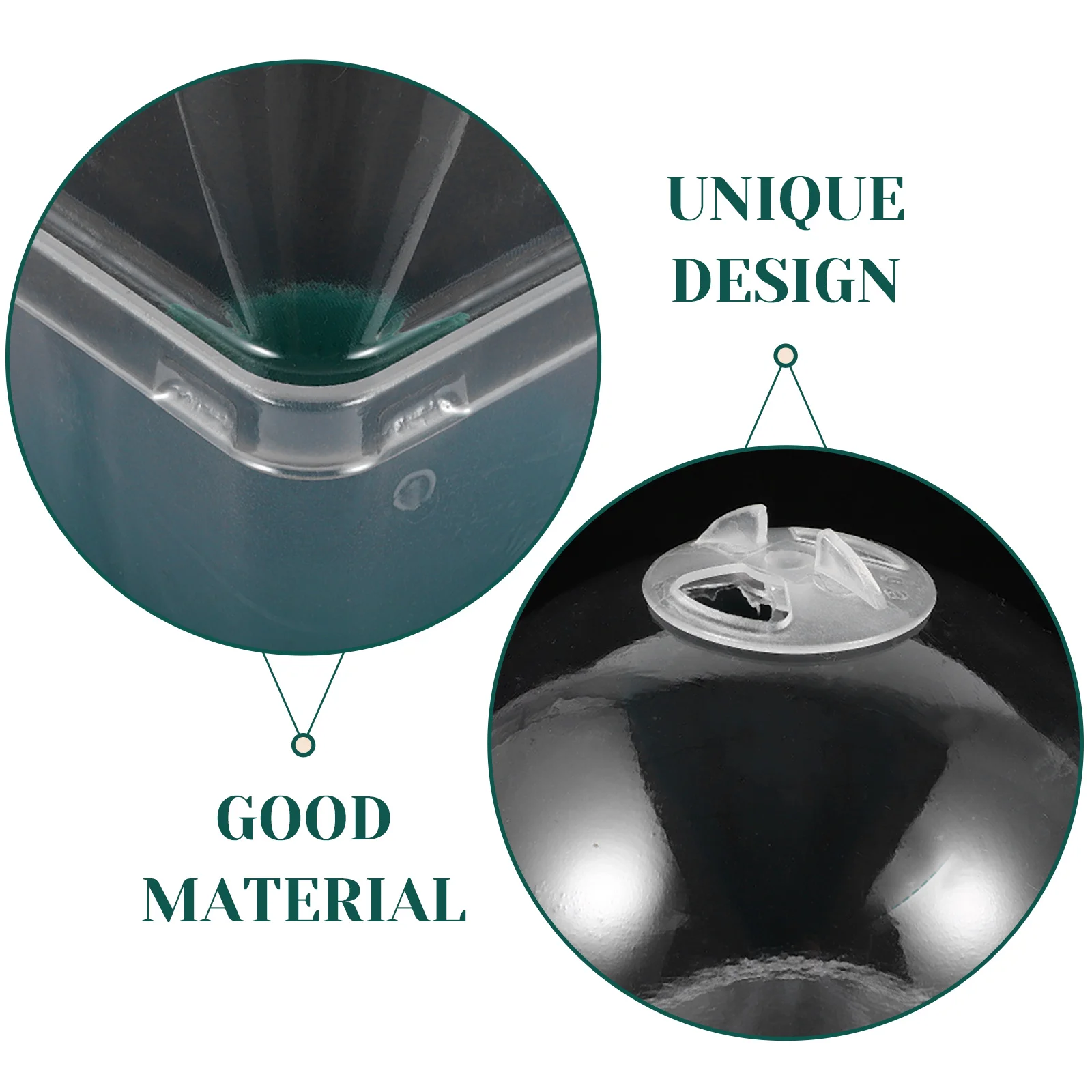 

Small Transparent Plastic Plant With Drainage For Succulent Indoor Outdoor Garden Nursery Container Lightweight Reusable Planter